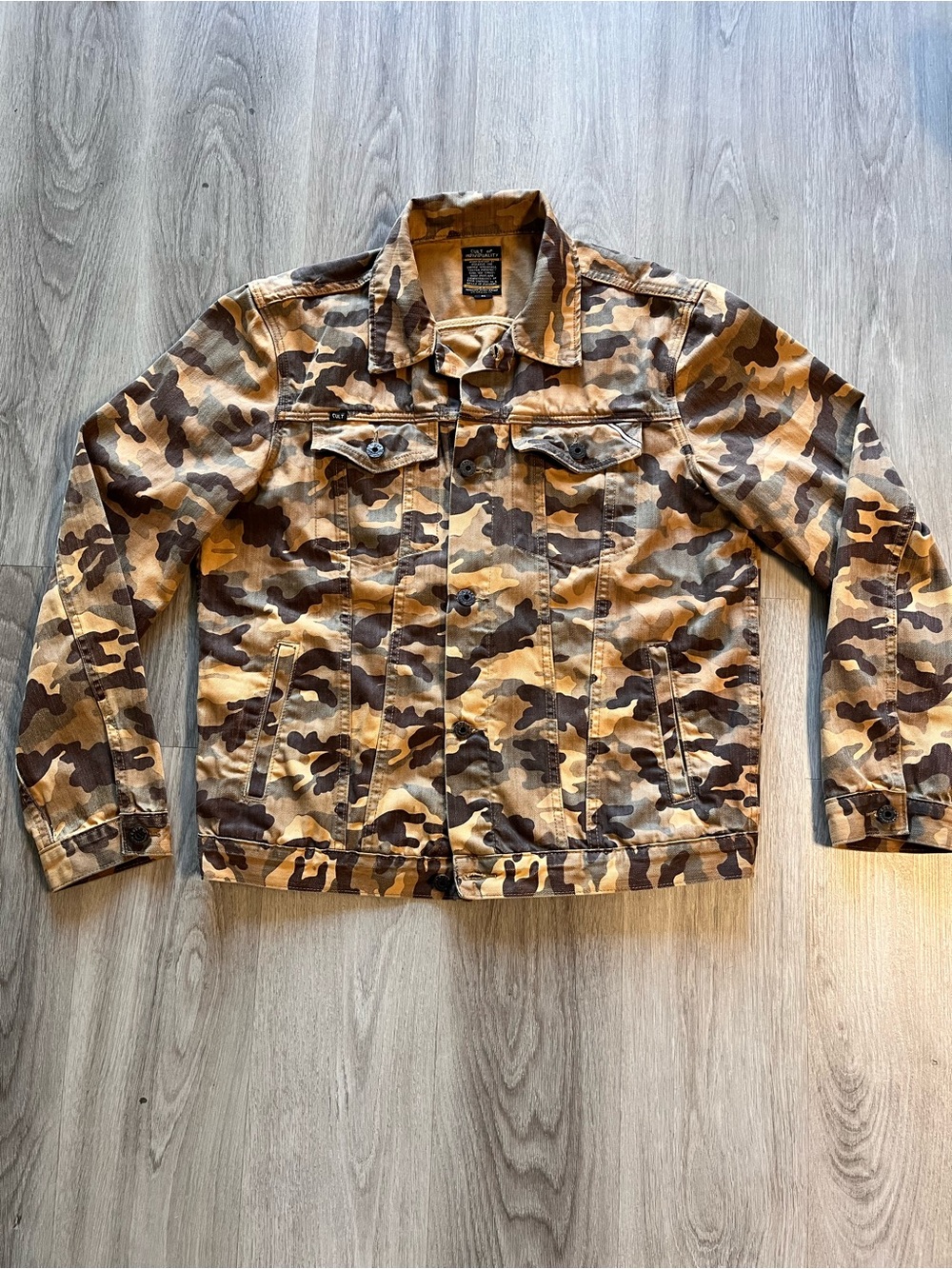🔥Cult of Individuality Men's Camouflage Jacket in Brown and Tan size XL